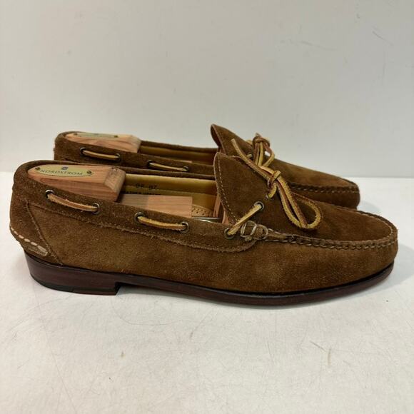 VERY GOOD Rancourt & Co. x Polo Ralph Lauren Snuff Suede Moccasin Loafer USA 11 - Picture 3 of 14